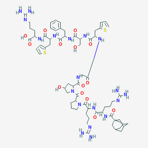 molecular formula C67H97N19O14S2 B237658 Aahtp-bradykinin CAS No. 138866-14-5