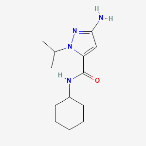 3-Amino-N-cyclohexyl-1-isopropyl-1H-pyrazole-5-carboxamide