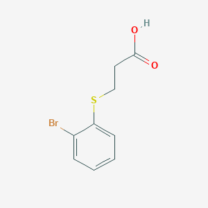 3-[(2-Bromophenyl)sulfanyl]propanoic acid