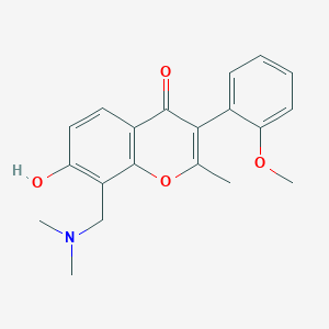 8-((dimethylamino)methyl)-7-hydroxy-3-(2-methoxyphenyl)-2-methyl-4H-chromen-4-one