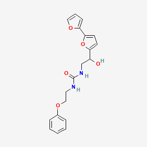1-[2-[5-(Furan-2-yl)furan-2-yl]-2-hydroxyethyl]-3-(2-phenoxyethyl)urea