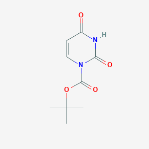 molecular formula C9H12N2O4 B2376749 Tert-butyl 2,4-dioxo-1,2,3,4-tetrahydropyrimidine-1-carboxylate CAS No. 402848-96-8
