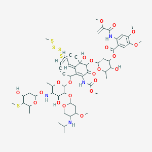 molecular formula C59H80N4O22S5 B237676 埃斯帕霉素 P CAS No. 133978-90-2