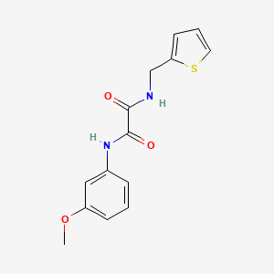 N'-(3-methoxyphenyl)-N-(thiophen-2-ylmethyl)oxamide