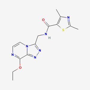 N-((8-ethoxy-[1,2,4]triazolo[4,3-a]pyrazin-3-yl)methyl)-2,4-dimethylthiazole-5-carboxamide