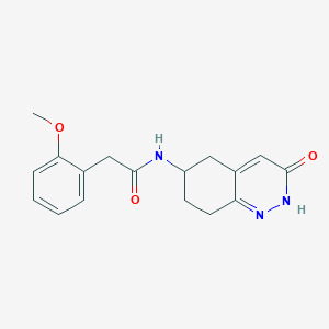2-(2-methoxyphenyl)-N-(3-oxo-2,3,5,6,7,8-hexahydrocinnolin-6-yl)acetamide