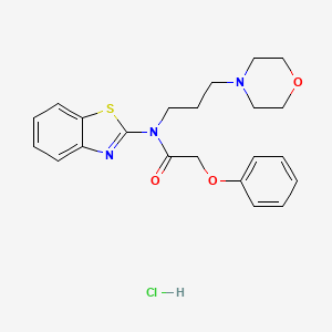 N-(benzo[d]thiazol-2-yl)-N-(3-morpholinopropyl)-2-phenoxyacetamide hydrochloride