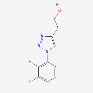 2-[1-(2,3-difluorophenyl)-1H-1,2,3-triazol-4-yl]ethan-1-ol