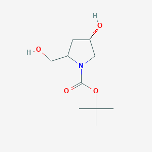 tert-butyl (4S)-4-hydroxy-2-(hydroxymethyl)pyrrolidine-1-carboxylate
