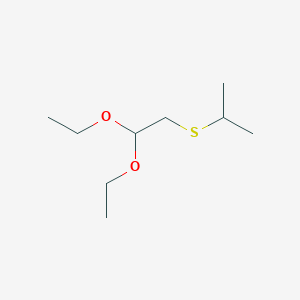 molecular formula C9H20O2S B2376865 2-(2,2-Diethoxyethylsulfanyl)propane CAS No. 35247-92-8