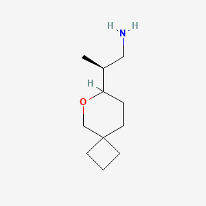(2S)-2-(6-Oxaspiro[3.5]nonan-7-yl)propan-1-amine