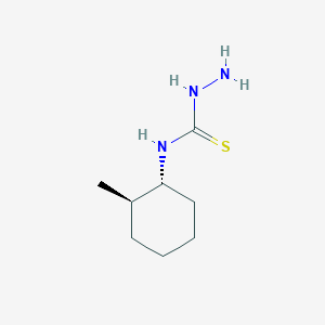 molecular formula C8H17N3S B2376891 1-amino-3-[(1R,2R)-2-methylcyclohexyl]thiourea CAS No. 2309431-72-7