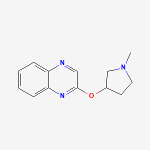 2-[(1-Methylpyrrolidin-3-yl)oxy]quinoxaline