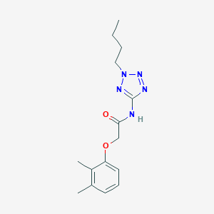 molecular formula C15H21N5O2 B237696 N-(2-butyl-2H-tetrazol-5-yl)-2-(2,3-dimethylphenoxy)acetamide 