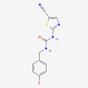1-(5-Cyanothiazol-2-yl)-3-(4-fluorobenzyl)urea