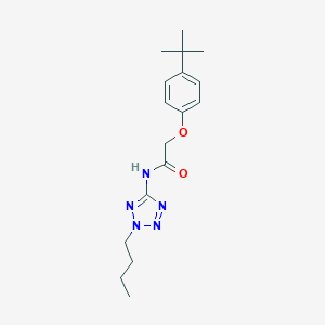molecular formula C17H25N5O2 B237699 2-(4-tert-butylphenoxy)-N-(2-butyl-2H-tetrazol-5-yl)acetamide 