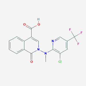 2-[[3-Chloro-5-(trifluoromethyl)-2-pyridinyl](methyl)amino]-1-oxo-1,2-dihydro-4-isoquinolinecarboxylic acid