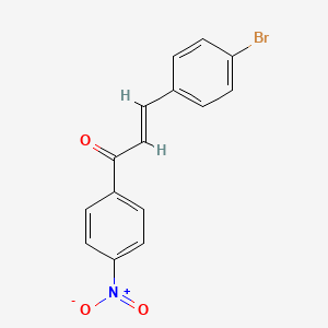 molecular formula C15H10BrNO3 B2377040 (E)-3-(4-bromophenyl)-1-(4-nitrophenyl)prop-2-en-1-one CAS No. 13909-51-8