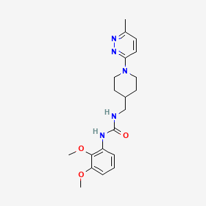 molecular formula C20H27N5O3 B2377048 1-(2,3-二甲氧基苯基)-3-((1-(6-甲基吡啶-3-基)哌啶-4-基)甲基)脲 CAS No. 1796969-30-6