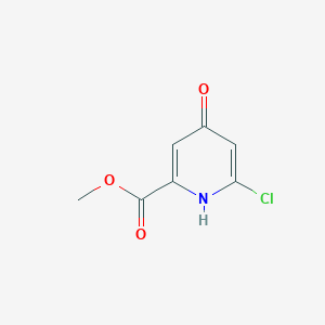 molecular formula C7H6ClNO3 B2377064 Methyl 6-chloro-4-hydroxypicolinate CAS No. 1256805-03-4