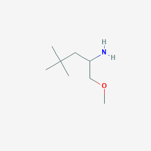 molecular formula C8H19NO B2377070 1-Methoxy-4,4-dimethylpentan-2-amine CAS No. 1538157-67-3