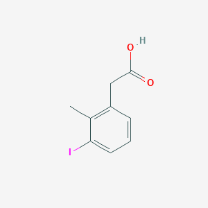 molecular formula C9H9IO2 B2377089 3-Iodo-2-methylphenylacetic acid CAS No. 1261554-90-8