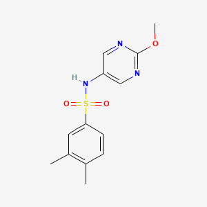 molecular formula C13H15N3O3S B2377098 N-(2-methoxypyrimidin-5-yl)-3,4-dimethylbenzenesulfonamide CAS No. 1798526-39-2