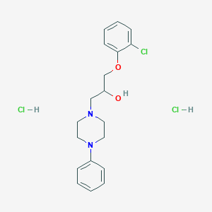 1-(2-Chlorophenoxy)-3-(4-phenylpiperazin-1-yl)propan-2-ol dihydrochloride