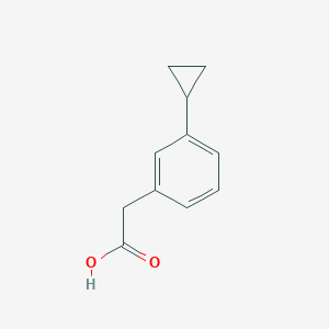 molecular formula C11H12O2 B2377117 2-(3-Cyclopropylphenyl)acetic acid CAS No. 1540440-87-6