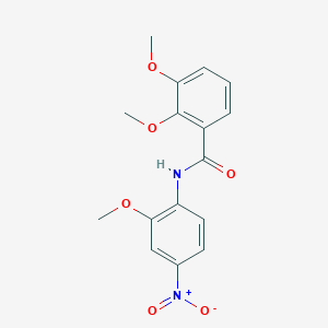 molecular formula C16H16N2O6 B2377138 2,3-二甲氧基-N-(2-甲氧基-4-硝基苯基)苯甲酰胺 CAS No. 941935-60-0