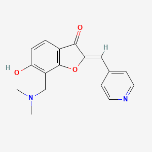 (Z)-7-((dimethylamino)methyl)-6-hydroxy-2-(pyridin-4-ylmethylene)benzofuran-3(2H)-one