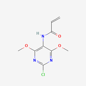 N-(2-Chloro-4,6-dimethoxypyrimidin-5-yl)prop-2-enamide