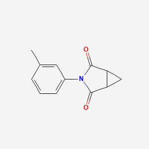 molecular formula C12H11NO2 B2377199 3-(3-甲基苯基)-3-氮杂双环[3.1.0]己烷-2,4-二酮 CAS No. 866150-76-7