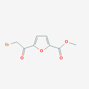 molecular formula C8H7BrO4 B2377212 Methyl 5-(2-bromoacetyl)furan-2-carboxylate CAS No. 133674-58-5; 18595-13-6