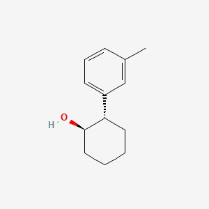 molecular formula C13H18O B2377219 rac-(1R,2S)-2-(3-methylphenyl)cyclohexan-1-ol CAS No. 217318-02-0; 93429-59-5