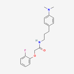 N-(3-(4-(dimethylamino)phenyl)propyl)-2-(2-fluorophenoxy)acetamide