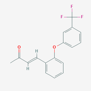 (E)-4-[2-[3-(trifluoromethyl)phenoxy]phenyl]but-3-en-2-one