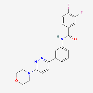 3,4-difluoro-N-(3-(6-morpholinopyridazin-3-yl)phenyl)benzamide