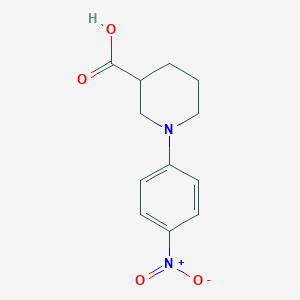 molecular formula C12H14N2O4 B2377365 1-(4-Nitrophenyl)piperidine-3-carboxylic acid CAS No. 926224-41-1