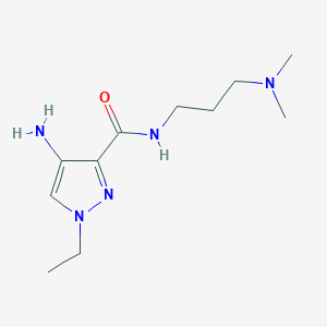 4-Amino-N-[3-(dimethylamino)propyl]-1-ethyl-1H-pyrazole-3-carboxamide
