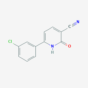 6-(3-Chlorophenyl)-2-oxo-1,2-dihydropyridine-3-carbonitrile