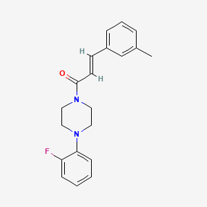 1-(2-Fluorophenyl)-4-(3-(3-methylphenyl)acryloyl)piperazine
