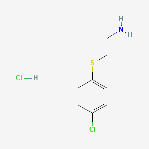 B2377412 2-[(4-Chlorophenyl)thio]ethanamine hydrochloride CAS No. 24194-09-0; 36155-35-8