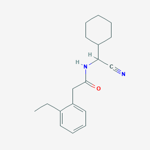 N-[Cyano(cyclohexyl)methyl]-2-(2-ethylphenyl)acetamide