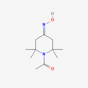 molecular formula C11H20N2O2 B2377458 1-acetyl-2,2,6,6-tetramethyltetrahydro-4(1H)-pyridinone oxime CAS No. 672950-75-3