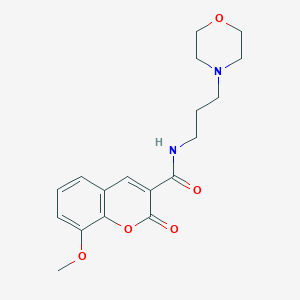 8-methoxy-N-(3-morpholinopropyl)-2-oxo-2H-chromene-3-carboxamide