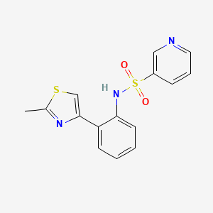 N-(2-(2-methylthiazol-4-yl)phenyl)pyridine-3-sulfonamide