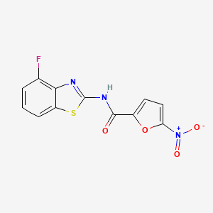 N-(4-fluorobenzo[d]thiazol-2-yl)-5-nitrofuran-2-carboxamide