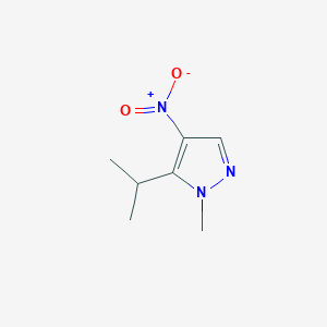 1-Methyl-4-nitro-5-propan-2-ylpyrazole