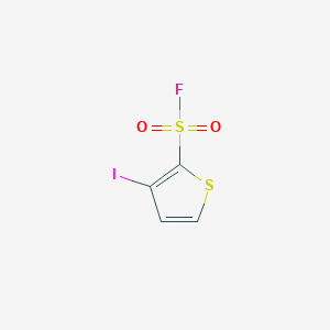 molecular formula C4H2FIO2S2 B2377616 3-Iodothiophene-2-sulfonyl fluoride CAS No. 2375258-88-9
